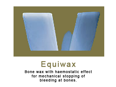 Equiwax (Bone wax with haemostatic effect).